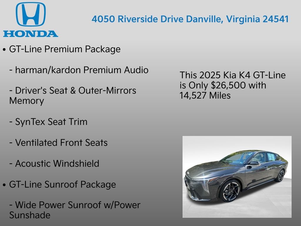 Used 2025 Kia K4 GT-Line w/ GT-Line Premium Package FWD image 7