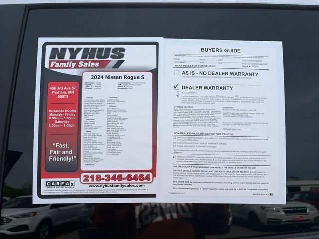 Used 2024 Nissan Rogue S AWD/4WD image 49