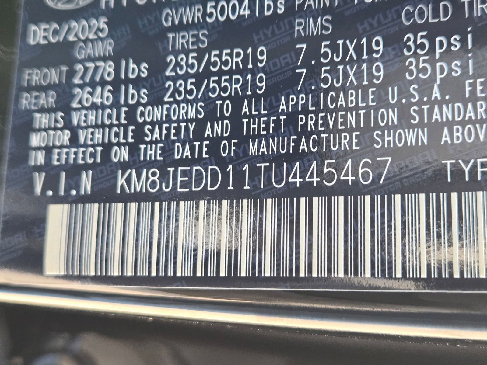 New 2026 Hyundai Tucson Limited image 22