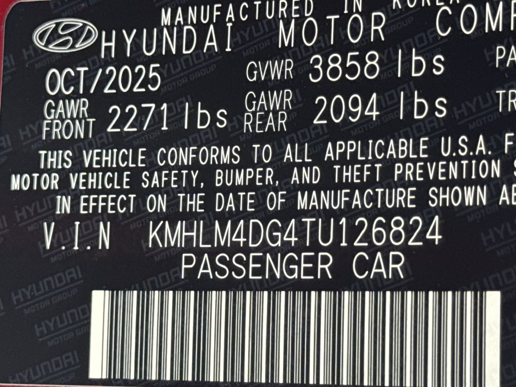 Certified 2026 Hyundai Elantra Sport w/ Cargo Package FWD image 30