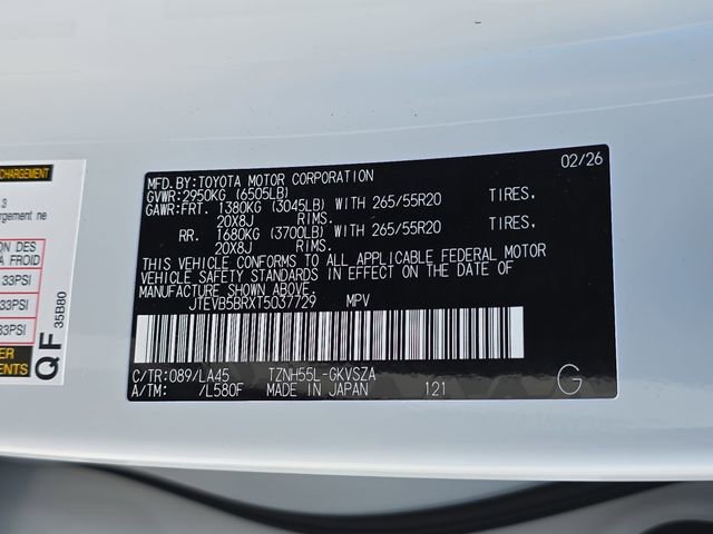 New 2026 Toyota 4Runner Limited image 36