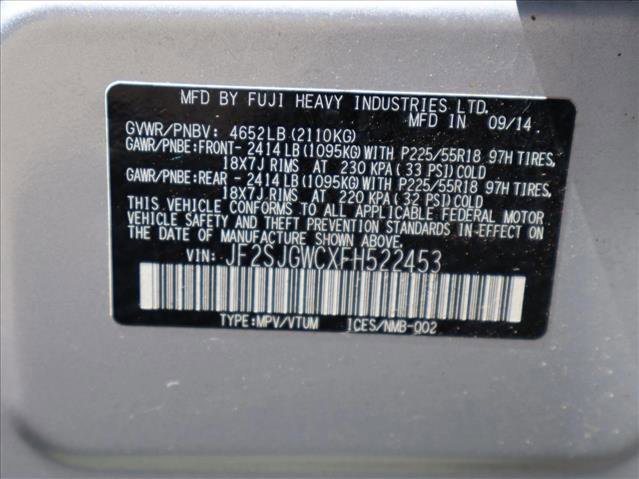 Used 2015 Subaru Forester 2.0XT Touring w/ Eyesight & Navigation System AWD/4WD image 29