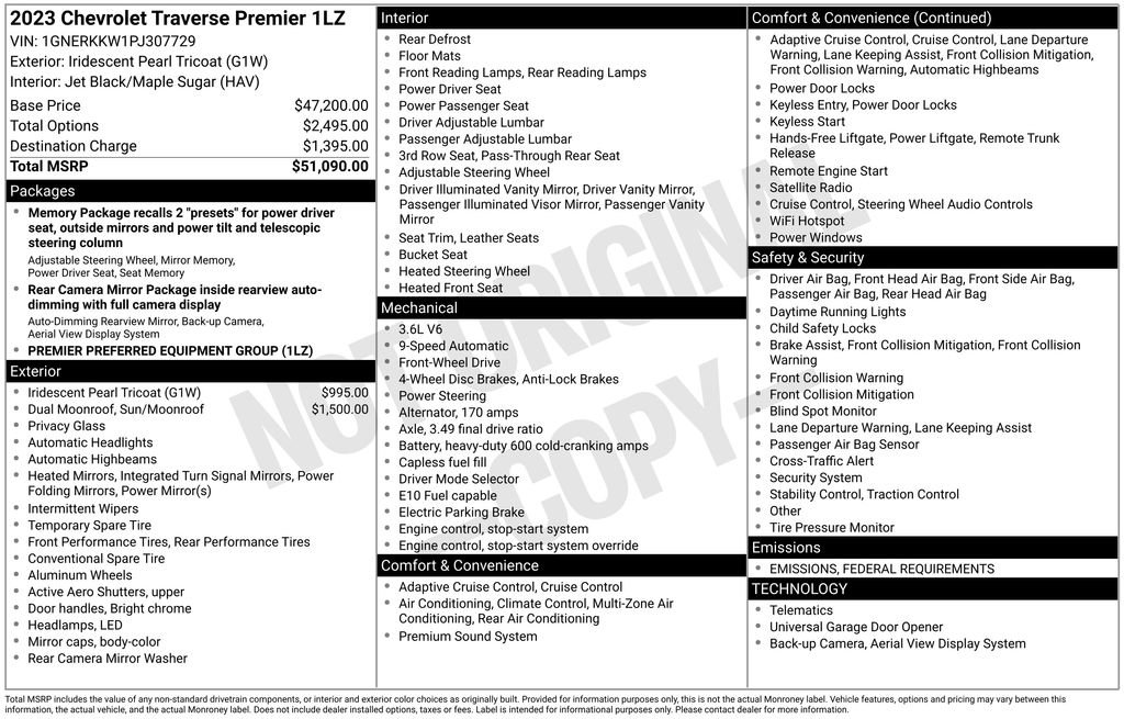 Used 2023 Chevrolet Traverse Premier image 6