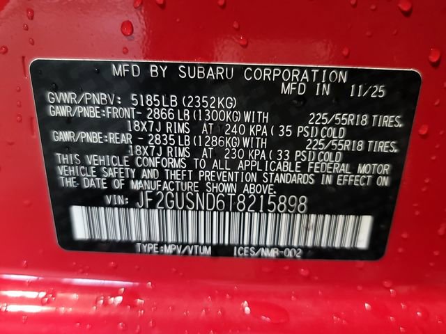 New 2026 Subaru Crosstrek 2.5i Limited w/ Crosstrek Mirror Package image 31