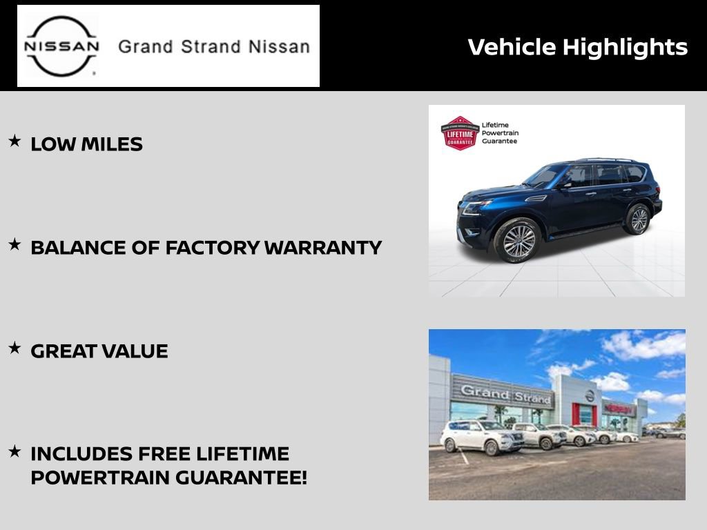 Used 2023 Nissan Armada SL w/ Captain's Chairs Package RWD image 6