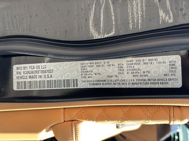 New 2026 Jeep Grand Cherokee L Summit image 44