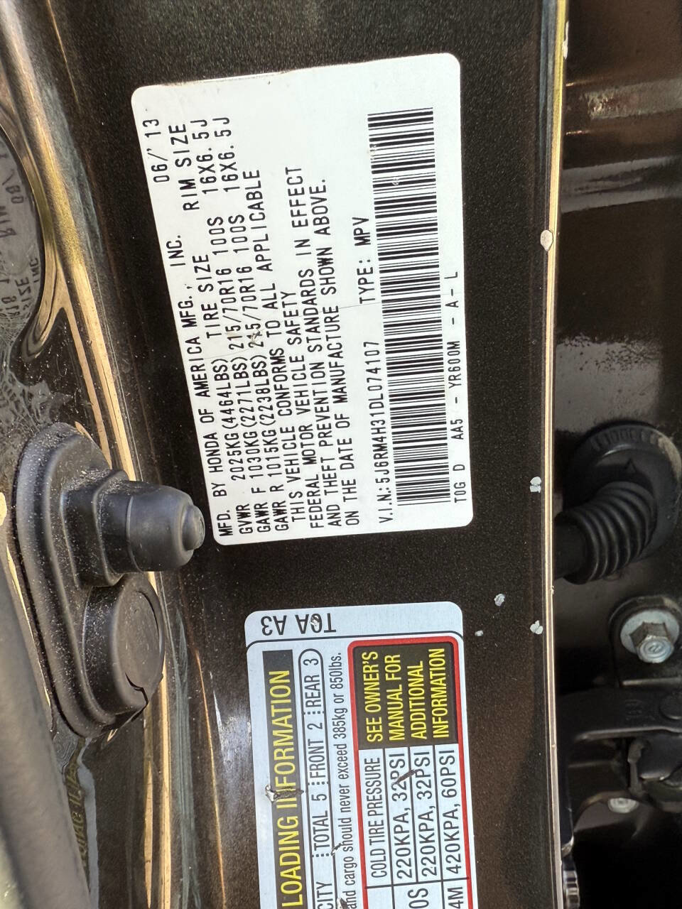 Used 2013 Honda CR-V LX image 3