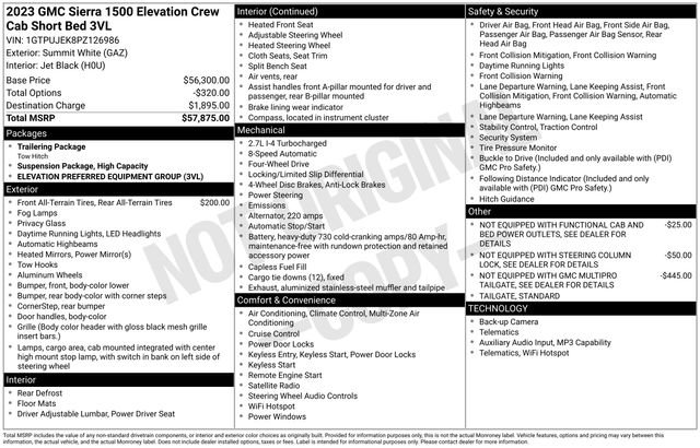 Certified 2023 GMC Sierra 1500 Elevation AWD/4WD image 37