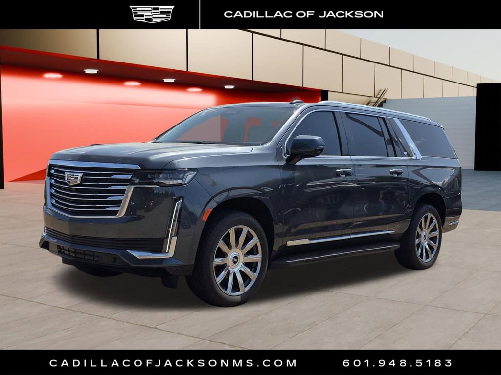 Certified 2021 Cadillac Escalade ESV Premium Luxury Platinum RWD image 1