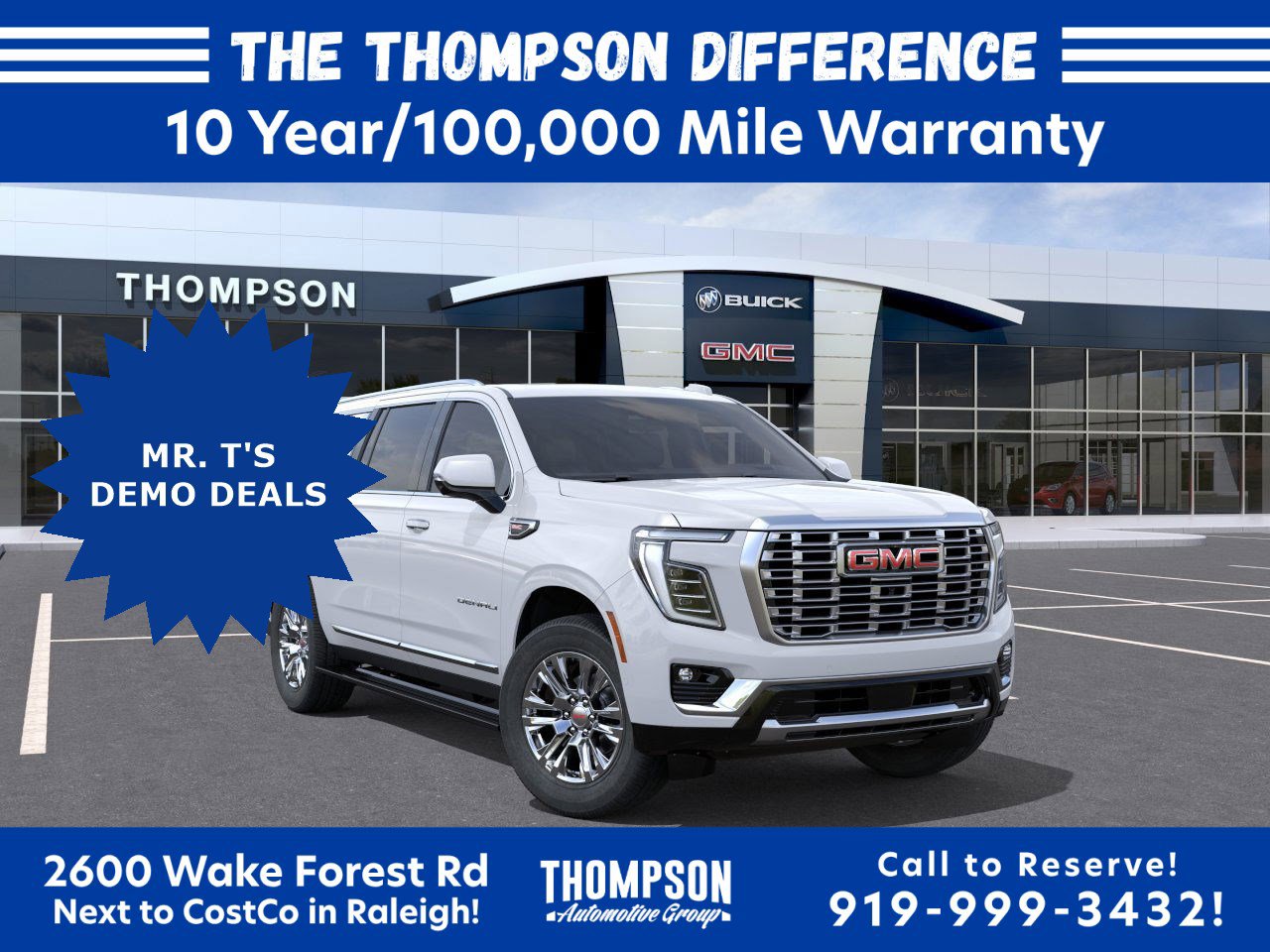 New 2026 GMC Yukon XL Denali w/ Sun & Power Step Package AWD/4WD image 1