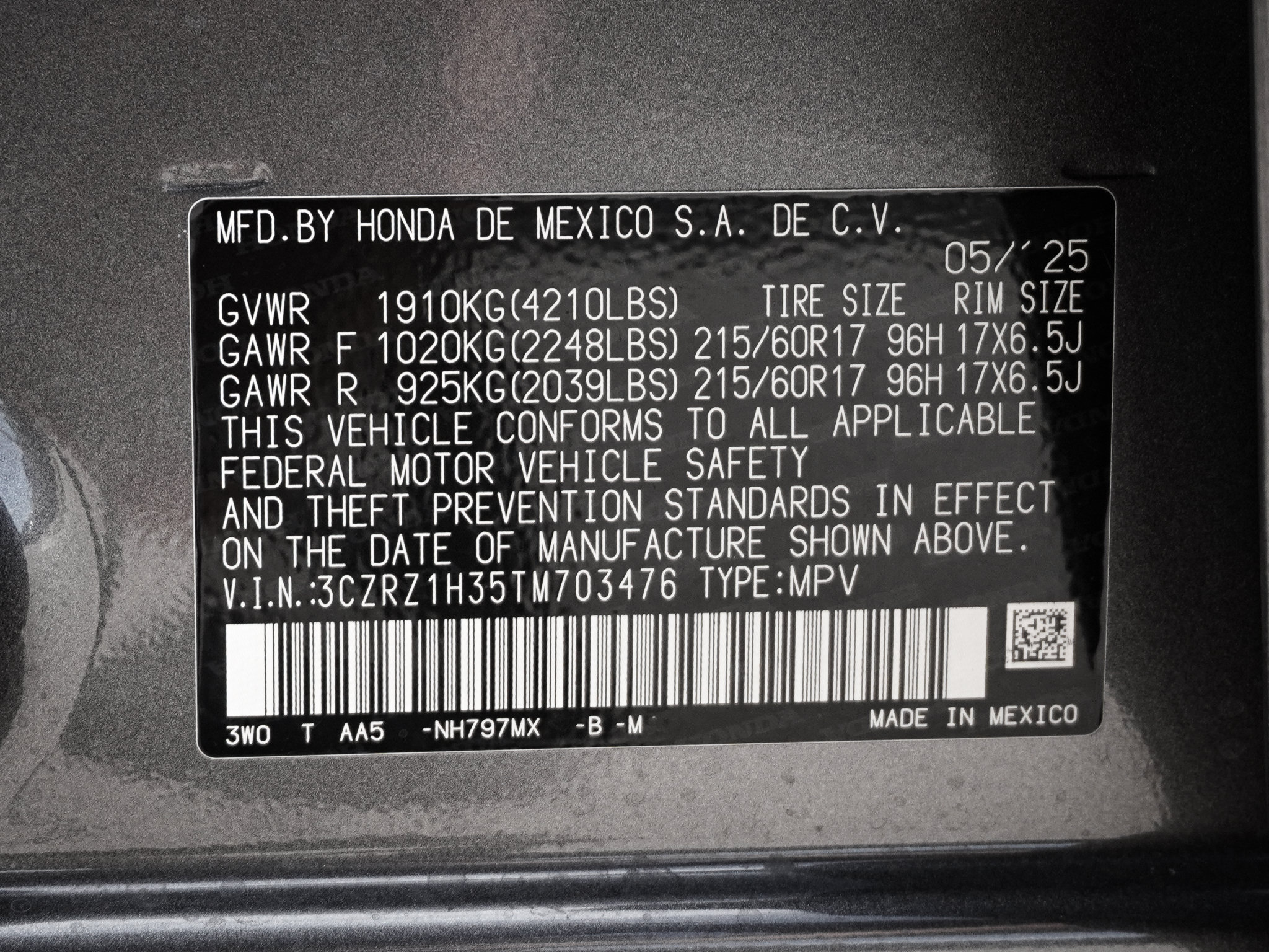 Used 2026 Honda HR-V LX image 36