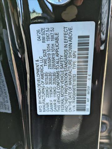 New 2026 Honda CR-V Sport Touring image 17