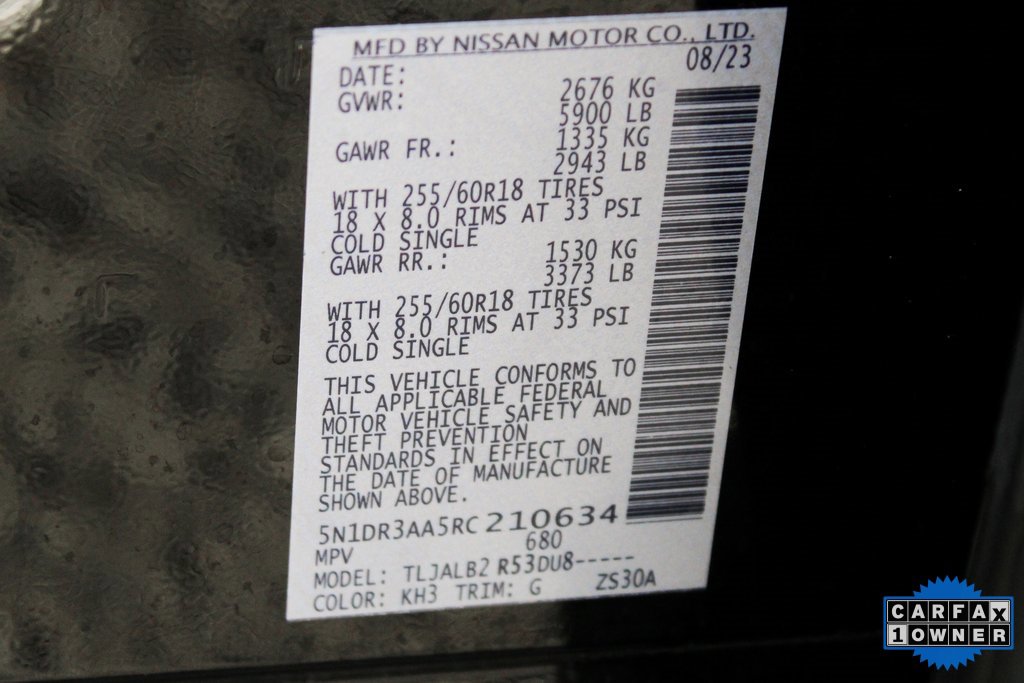 Used 2024 Nissan Pathfinder S image 48