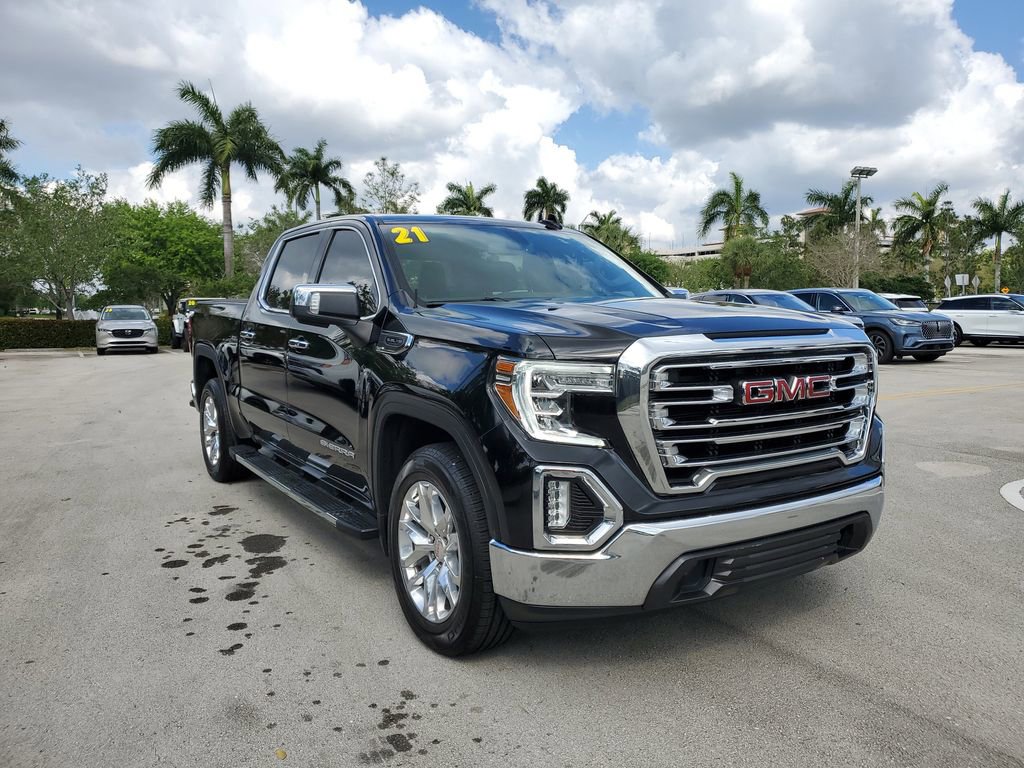 Used 2021 GMC Sierra 1500 SLT w/ SLT Premium Package RWD image 30