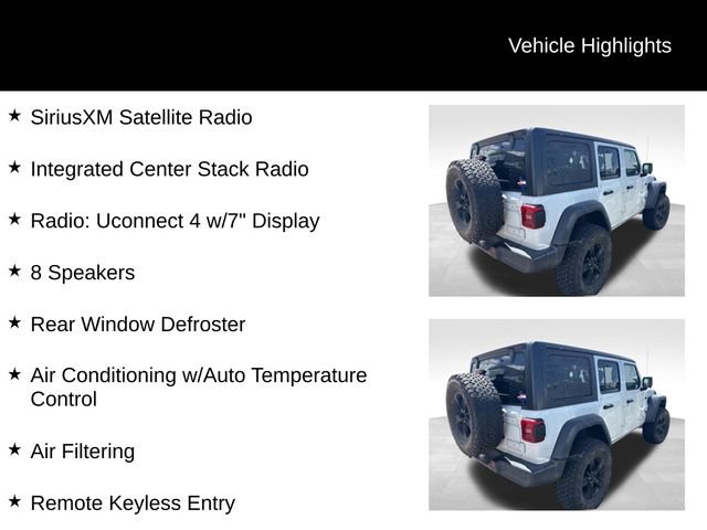 Used 2021 Jeep Wrangler Unlimited Sport AWD/4WD image 7