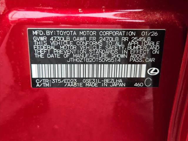 New 2026 Lexus IS 350 F Sport w/ Handling Package RWD image 17