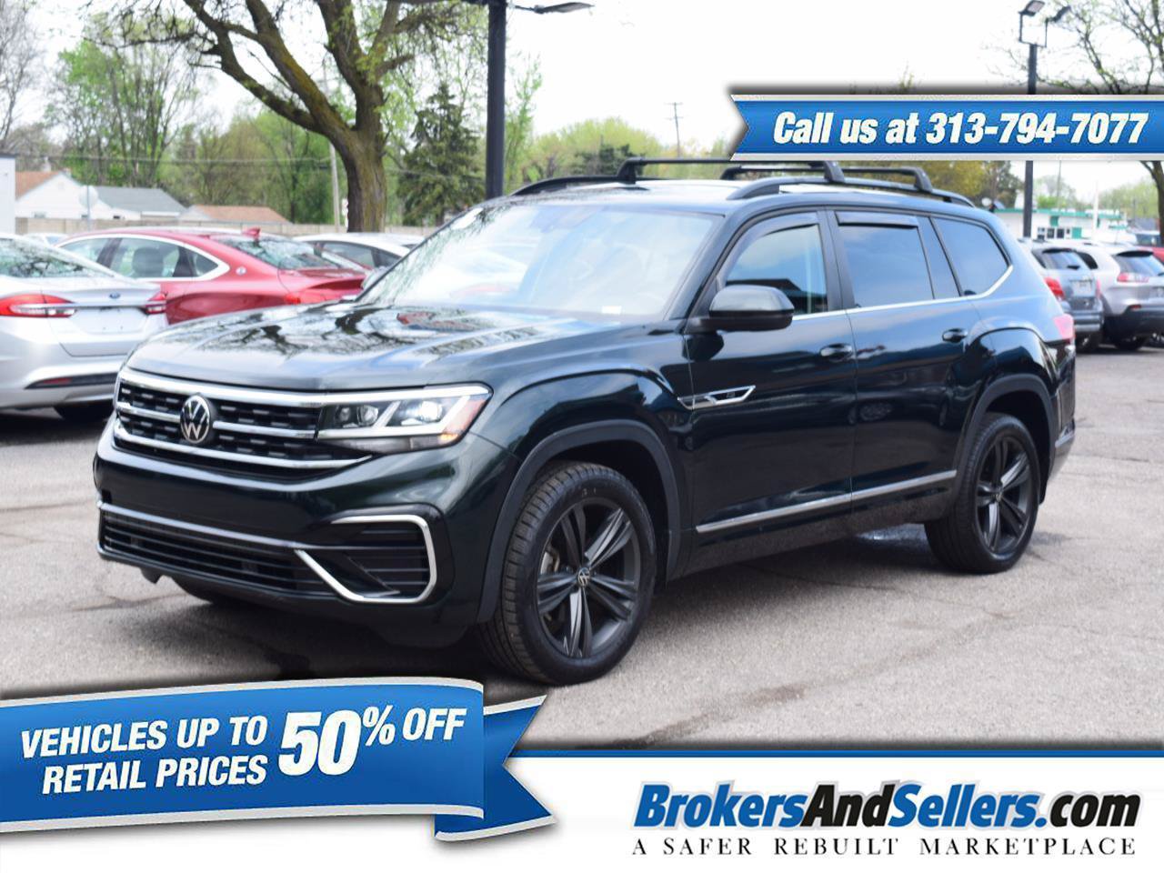 Used 2021 Volkswagen Atlas SE w/ Panoramic Sunroof Package AWD/4WD image 1