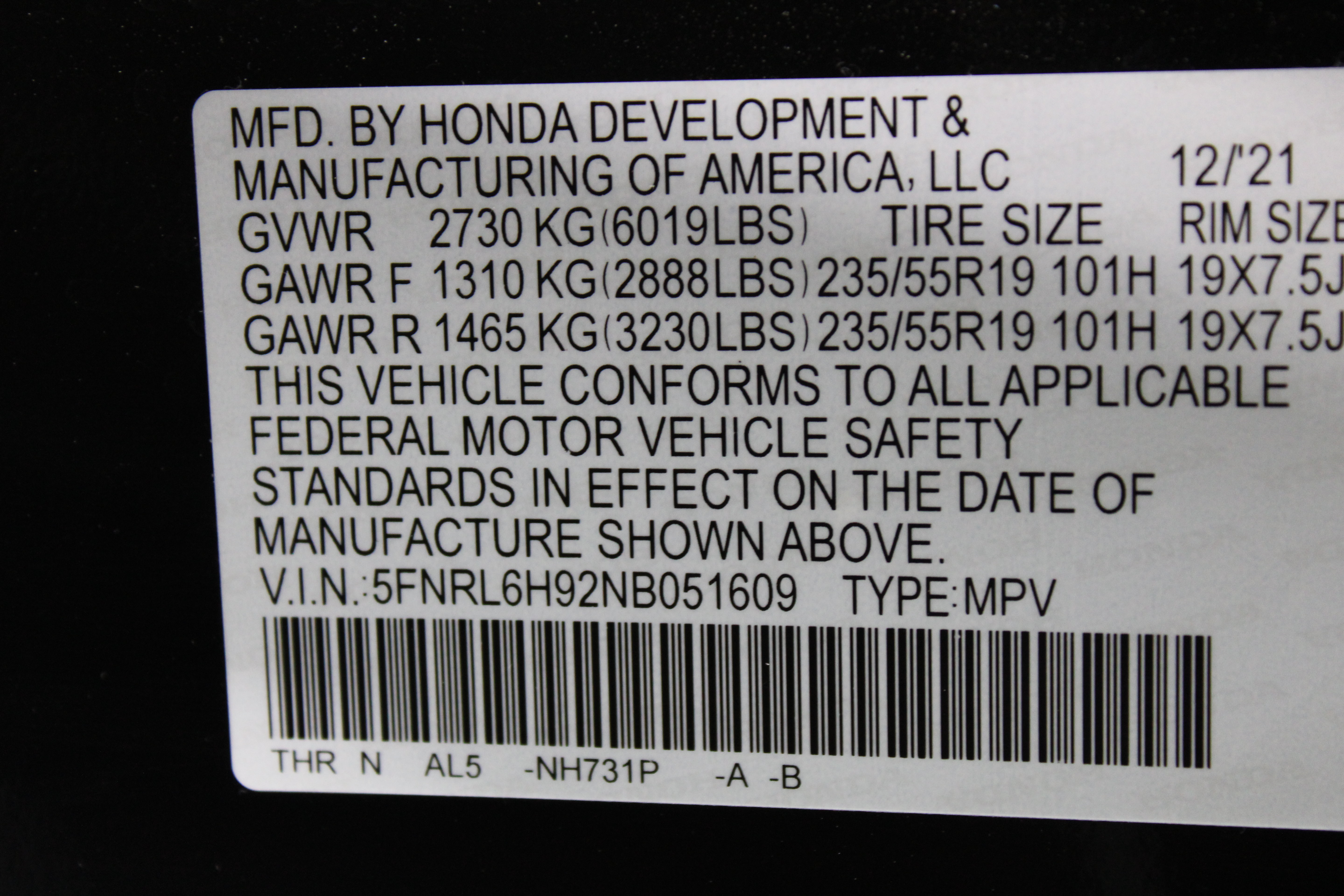 Used 2022 Honda Odyssey Elite image 45
