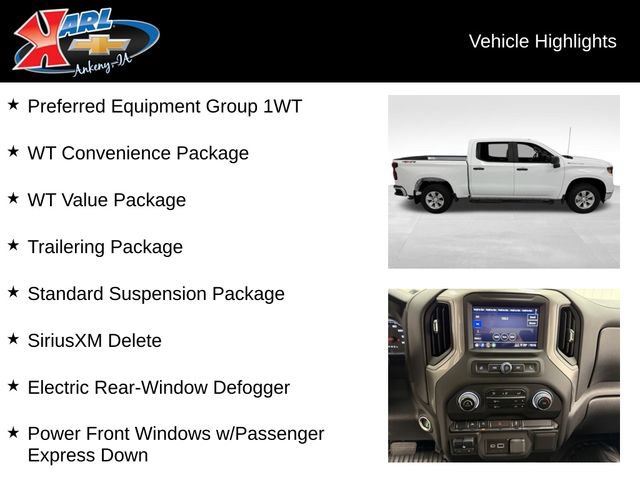 Certified 2024 Chevrolet Silverado 1500 W/T w/ WT Value Package AWD/4WD image 2