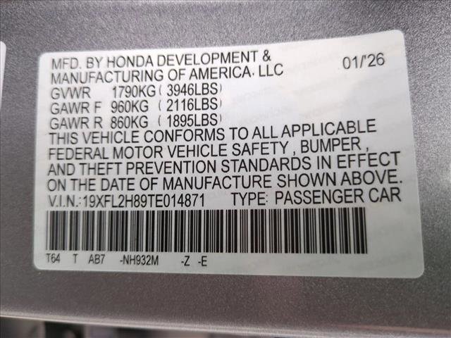 New 2026 Honda Civic Sport image 19