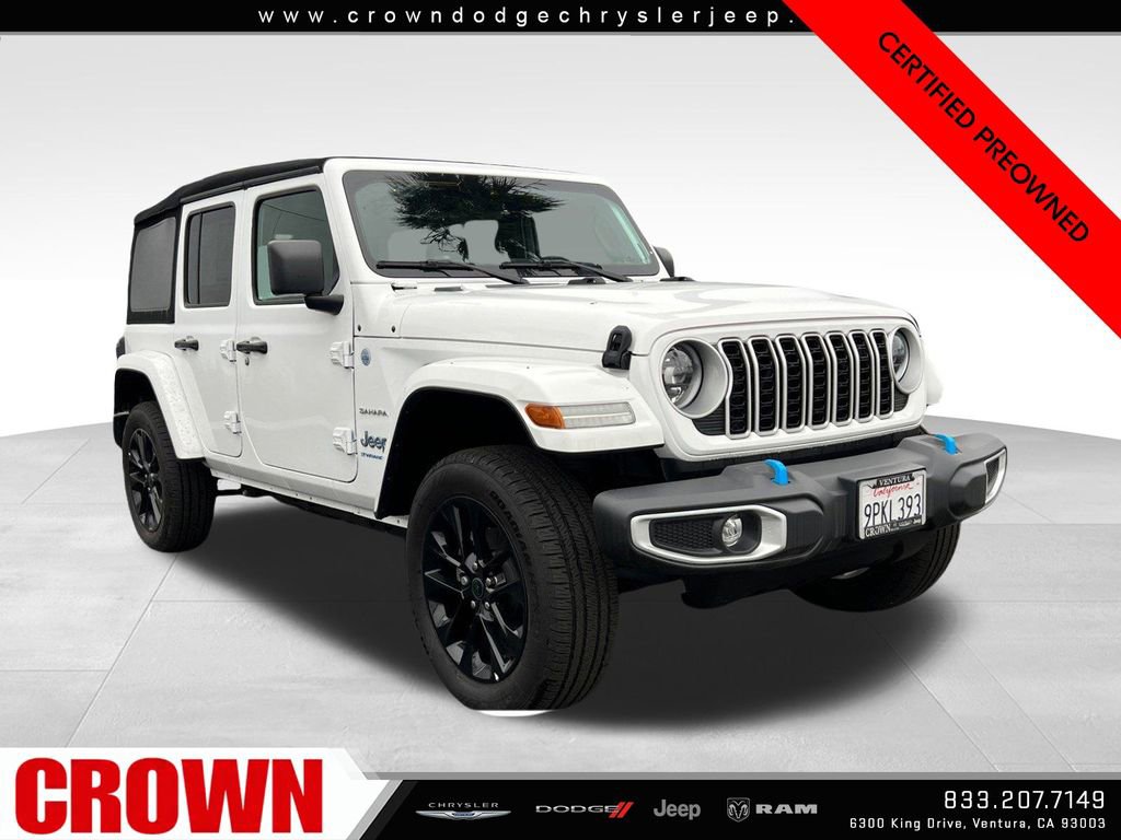 Used 2024 Jeep Wrangler Unlimited Sahara w/ Safety Group image 1