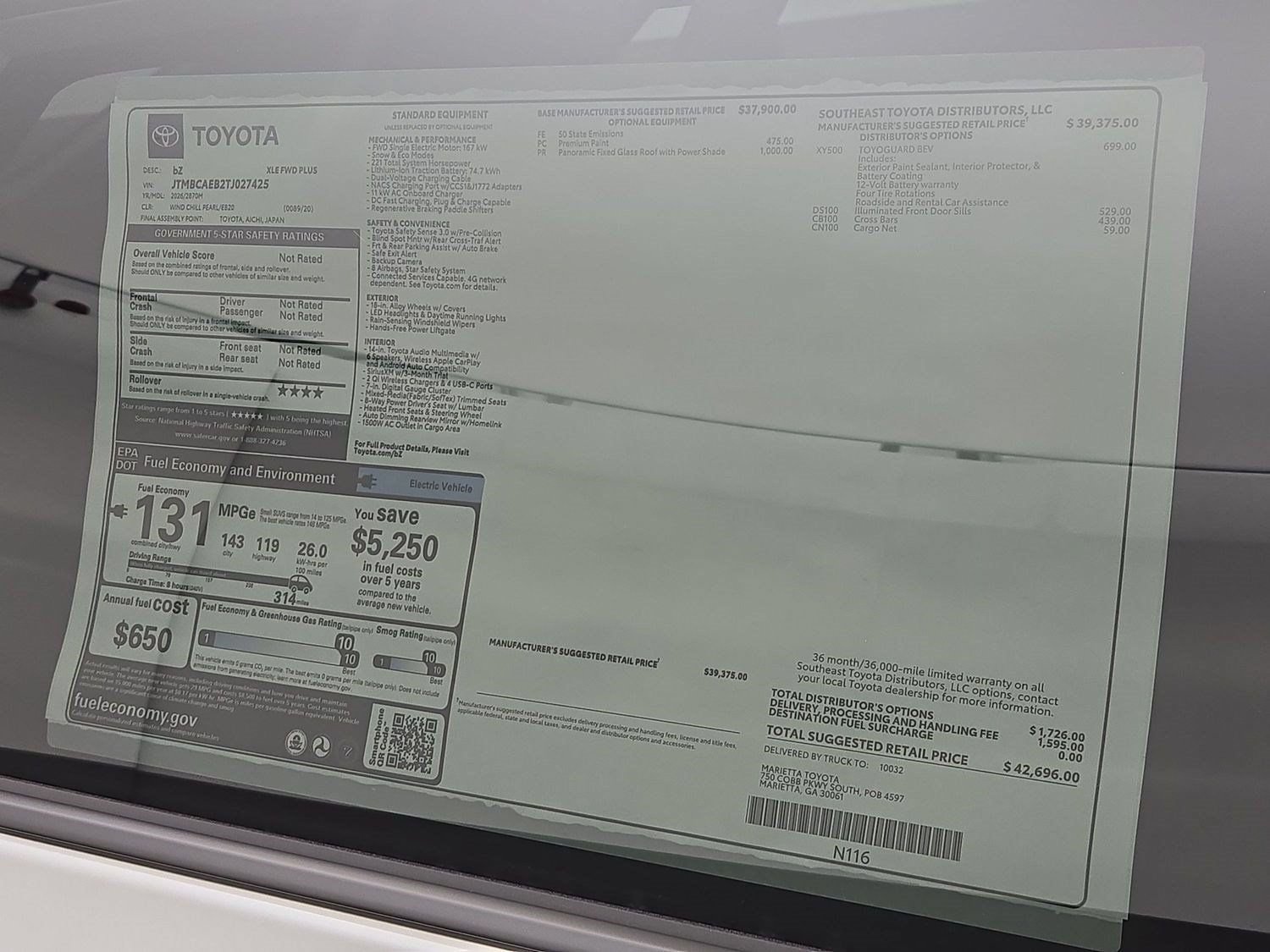 New 2026 Toyota bZ FWD image 31