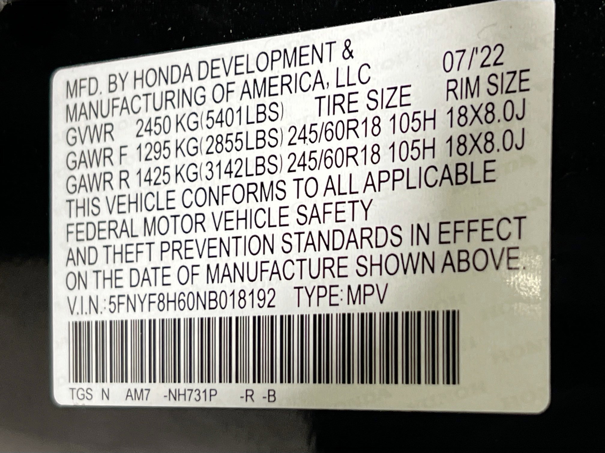 Used 2022 Honda Passport TrailSport image 32