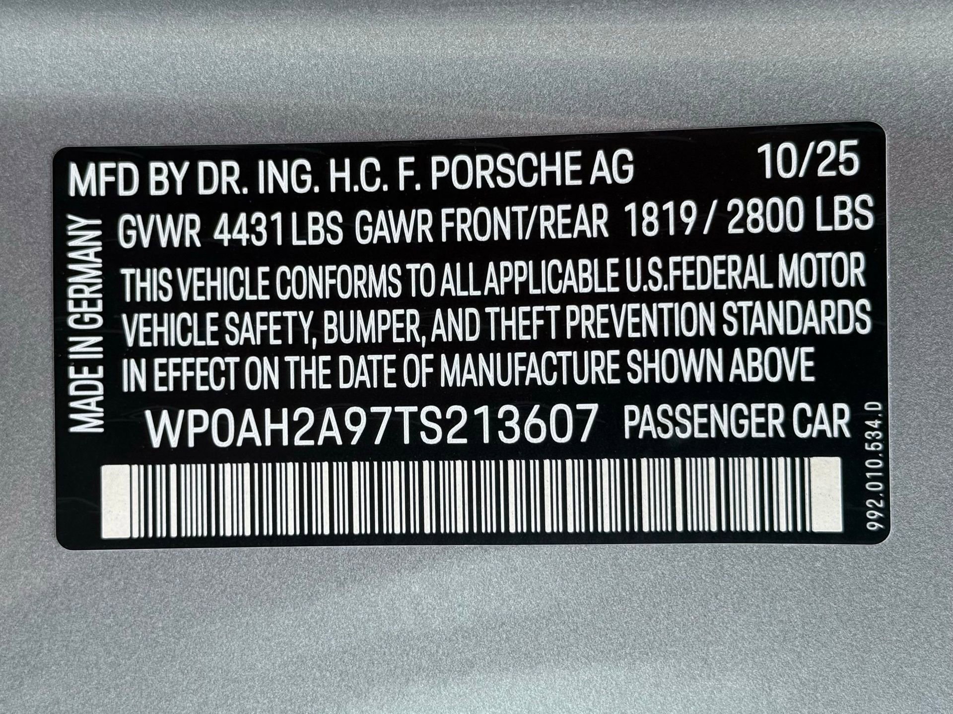 New 2026 Porsche 911 Carrera 4S AWD/4WD image 35