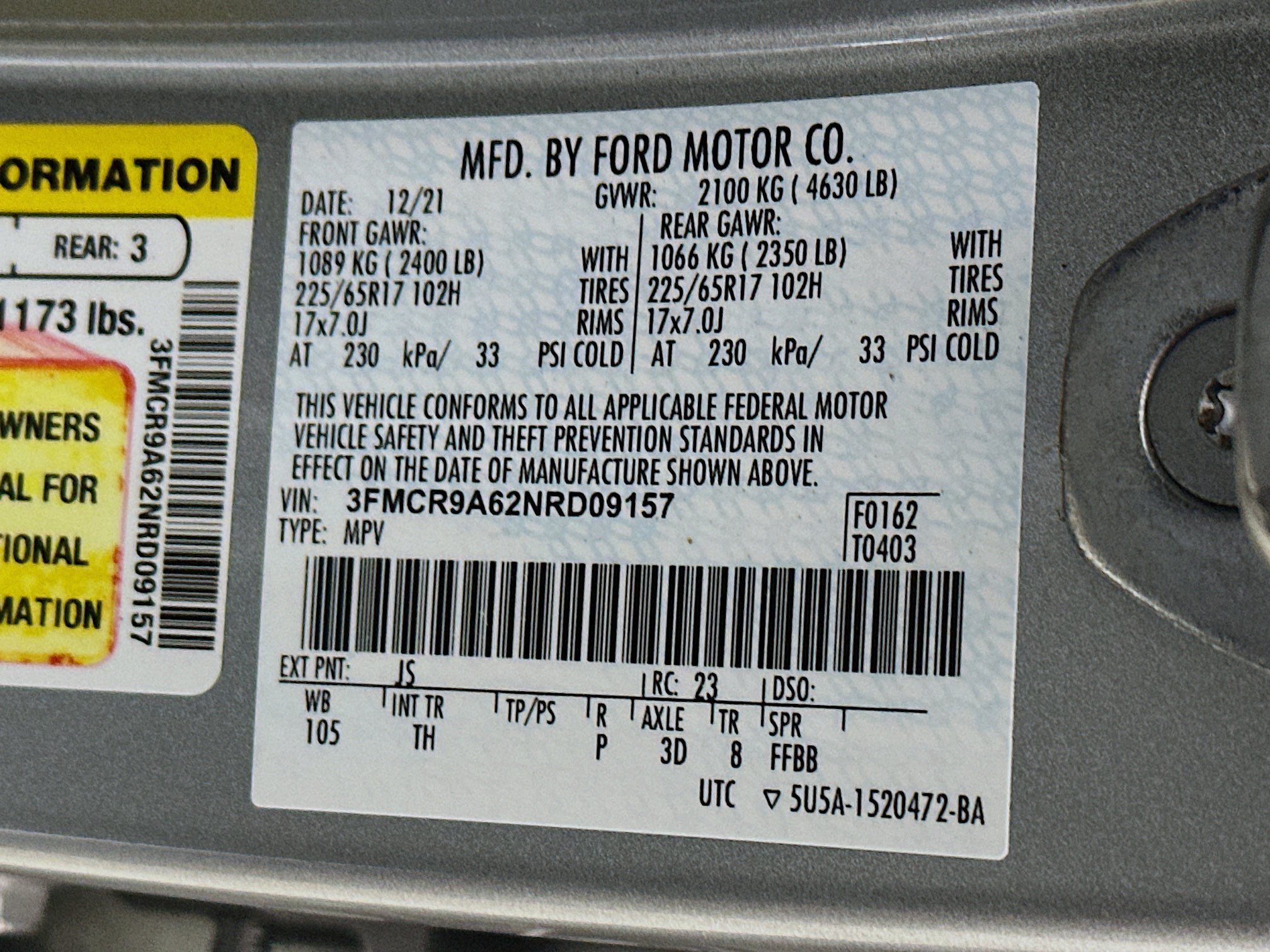 Used 2022 Ford Bronco Sport AWD/4WD image 29