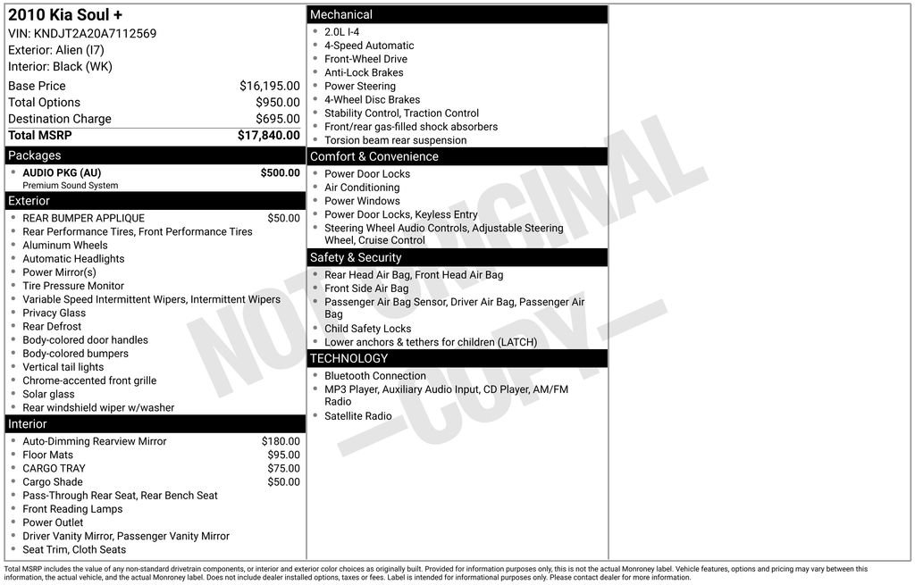 Used 2010 Kia Soul + w/ Audio Pkg image 32
