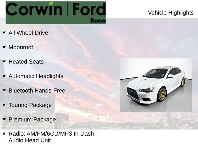 Used 2012 Mitsubishi Lancer Evolution MR AWD/4WD image 6