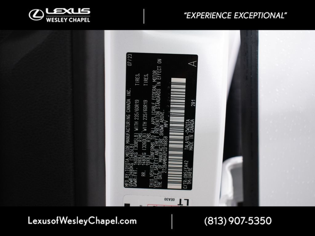 Used 2023 Lexus RX 350 Premium w/ Cold Area Package FWD image 11
