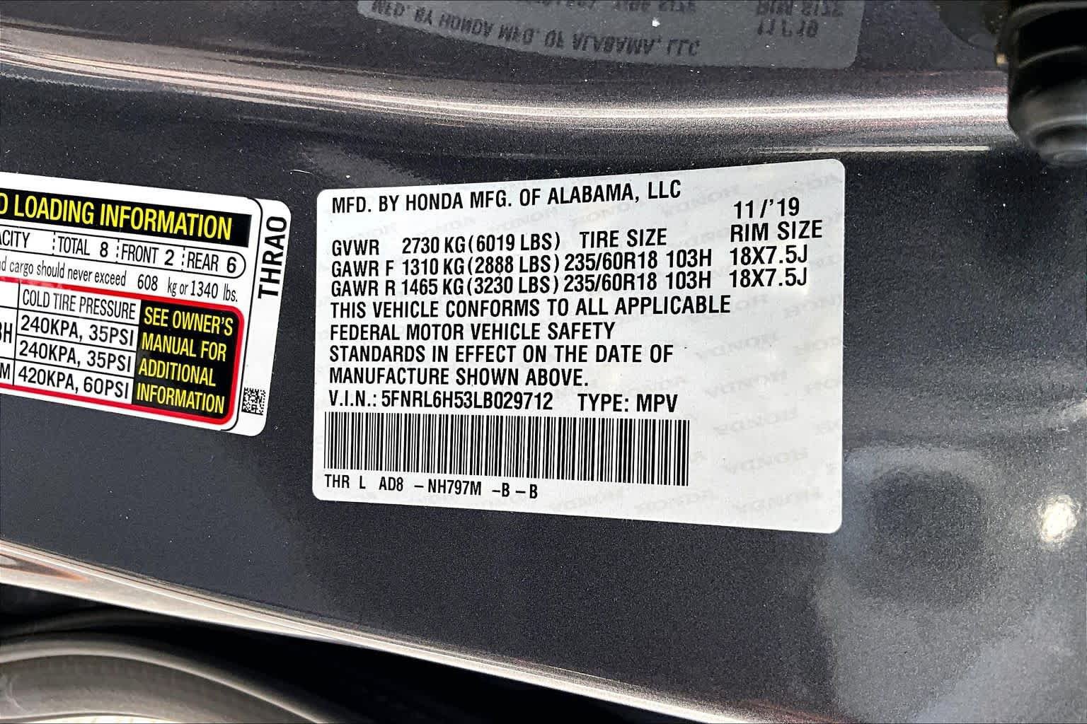 Used 2020 Honda Odyssey EX image 32