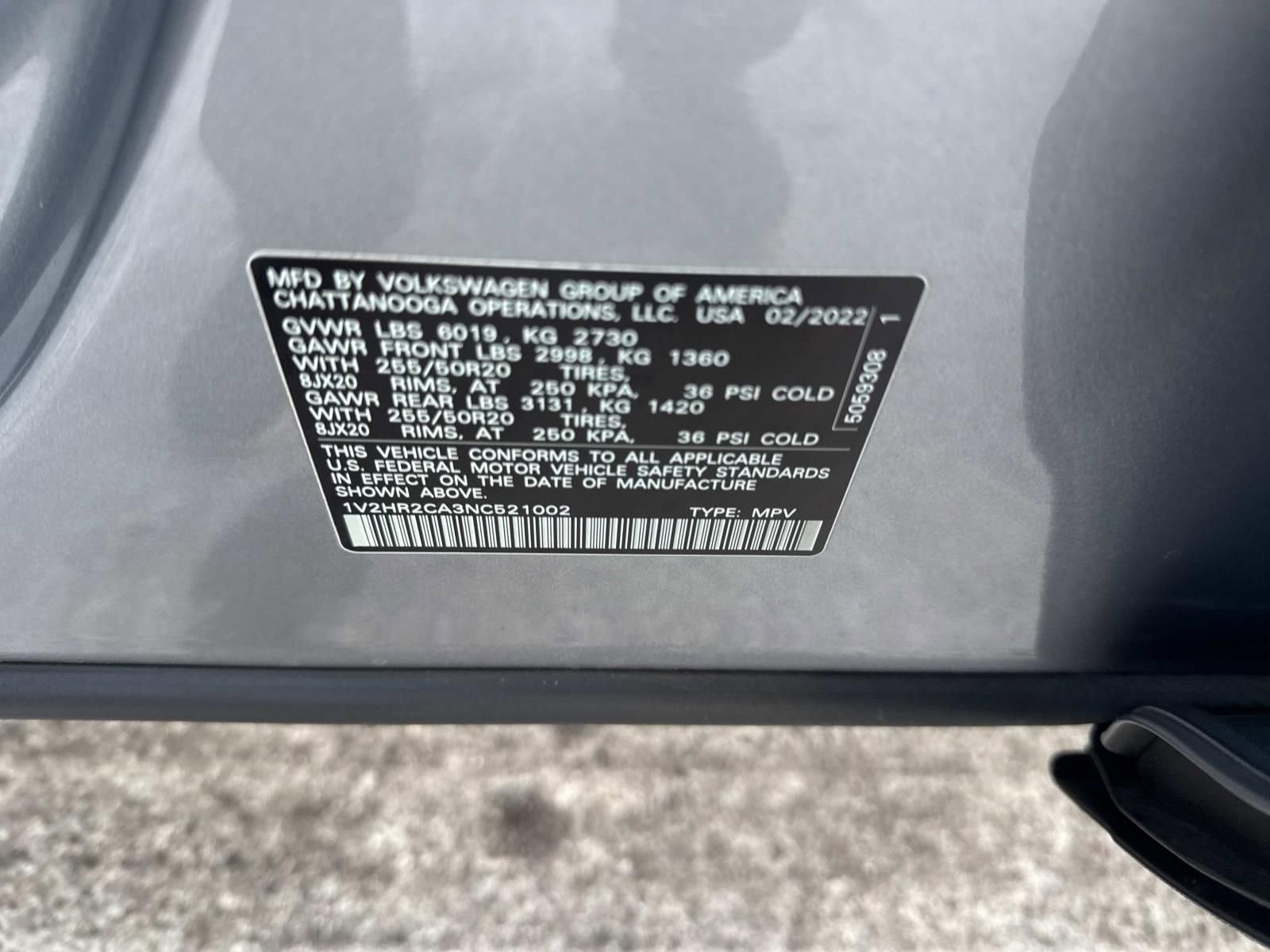 Certified 2022 Volkswagen Atlas SE image 24