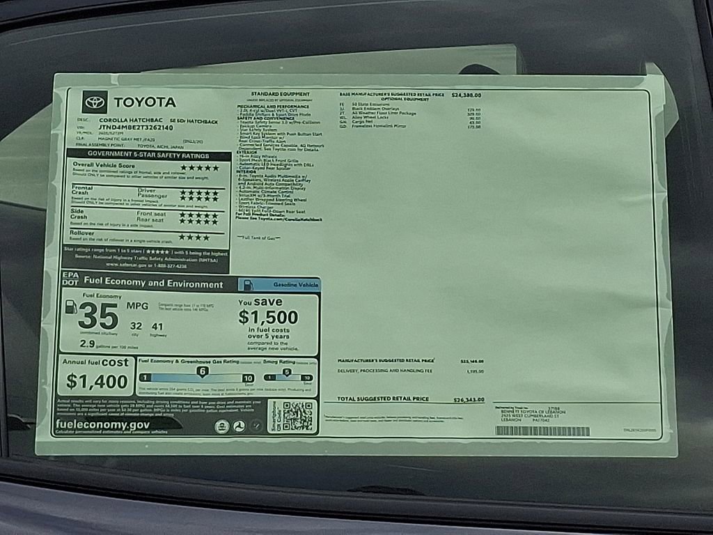 New 2026 Toyota Corolla SE image 3