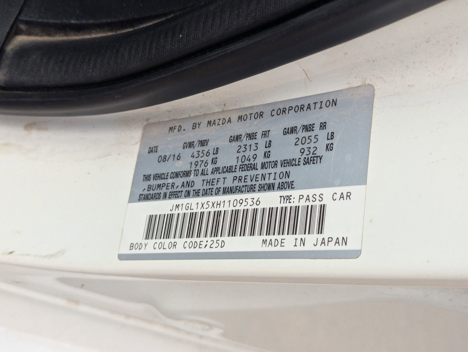 Used 2017 MAZDA MAZDA6 Grand Touring image 8