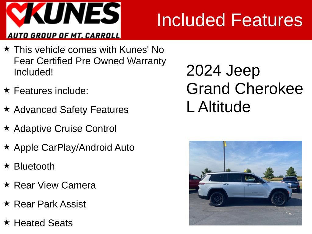 Used 2024 Jeep Grand Cherokee L Laredo image 3
