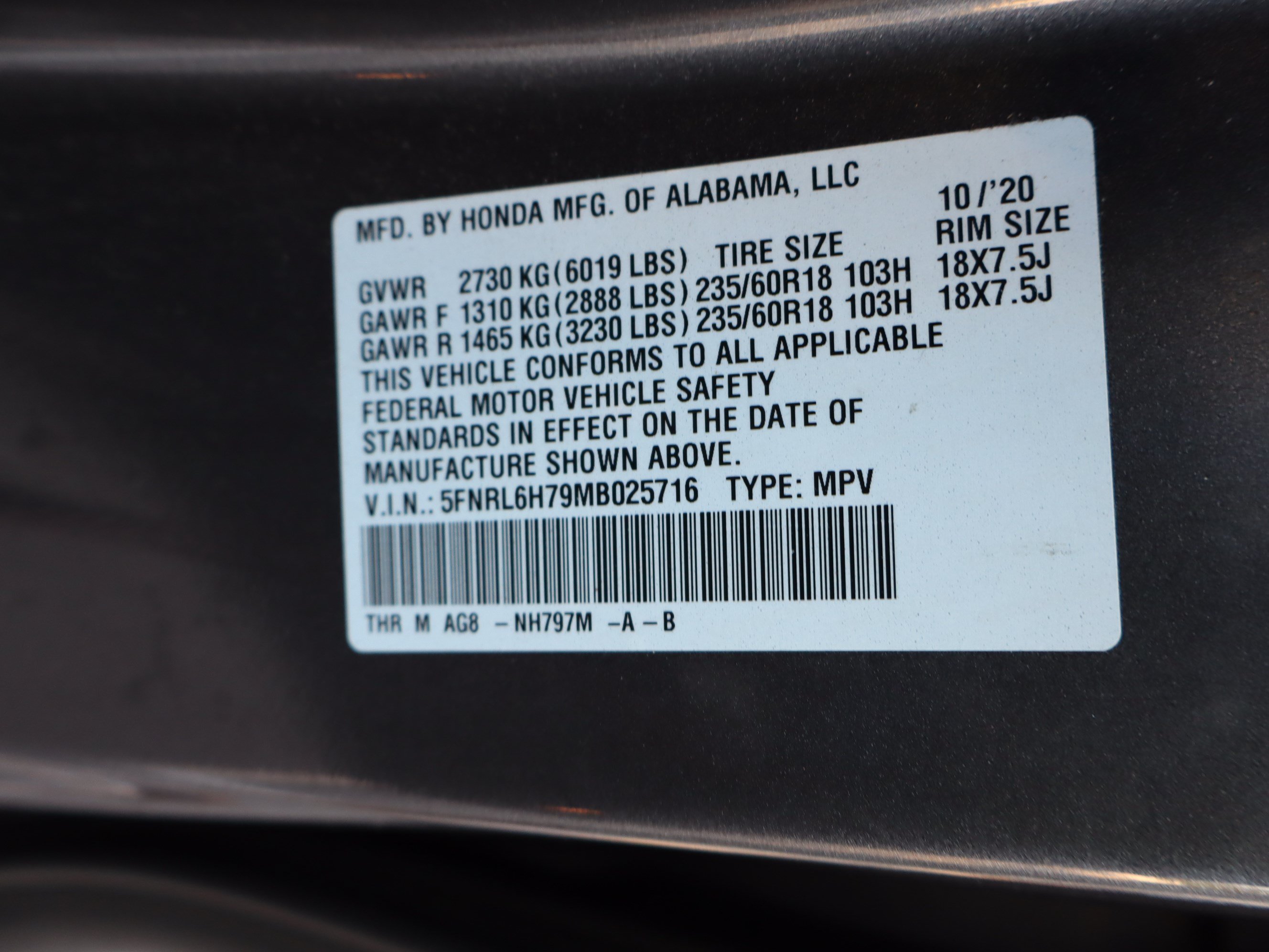 Used 2021 Honda Odyssey EX-L image 23