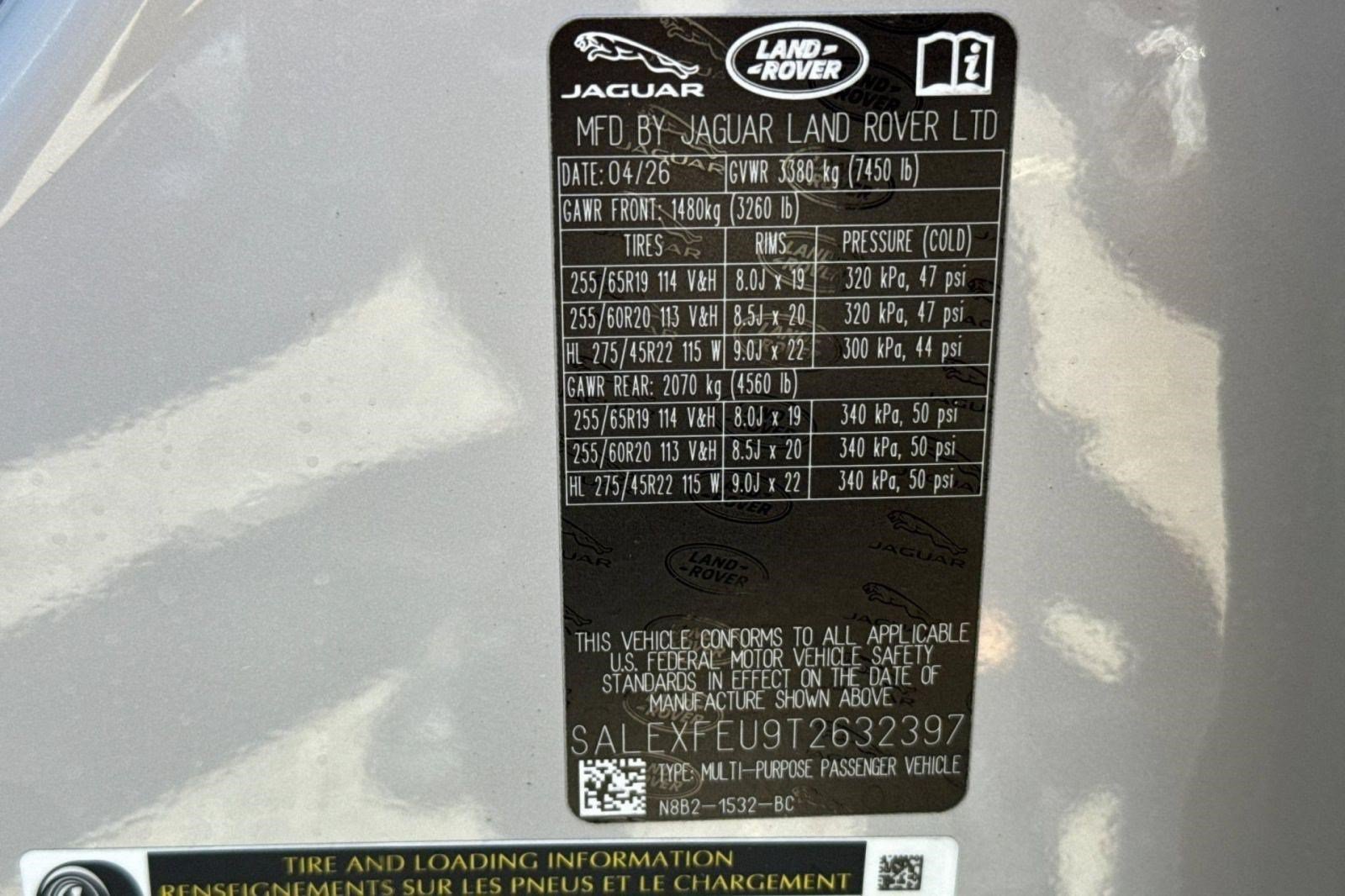 New 2026 Land Rover Defender 130 X AWD/4WD image 25