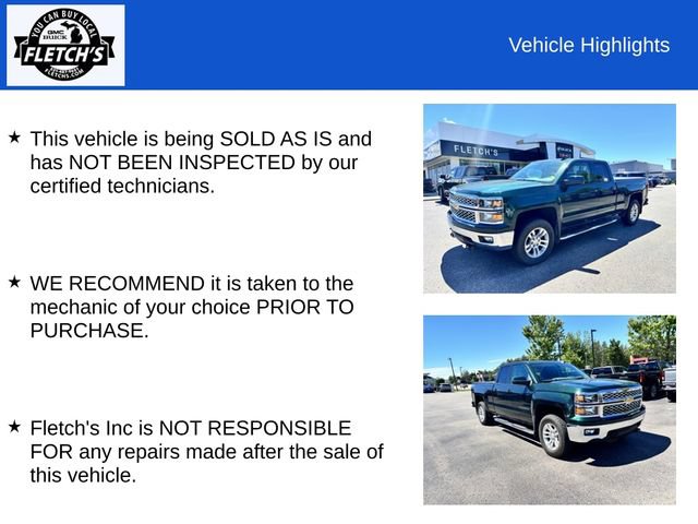 Used 2015 Chevrolet Silverado 1500 LT w/ All Star Edition AWD/4WD image 2