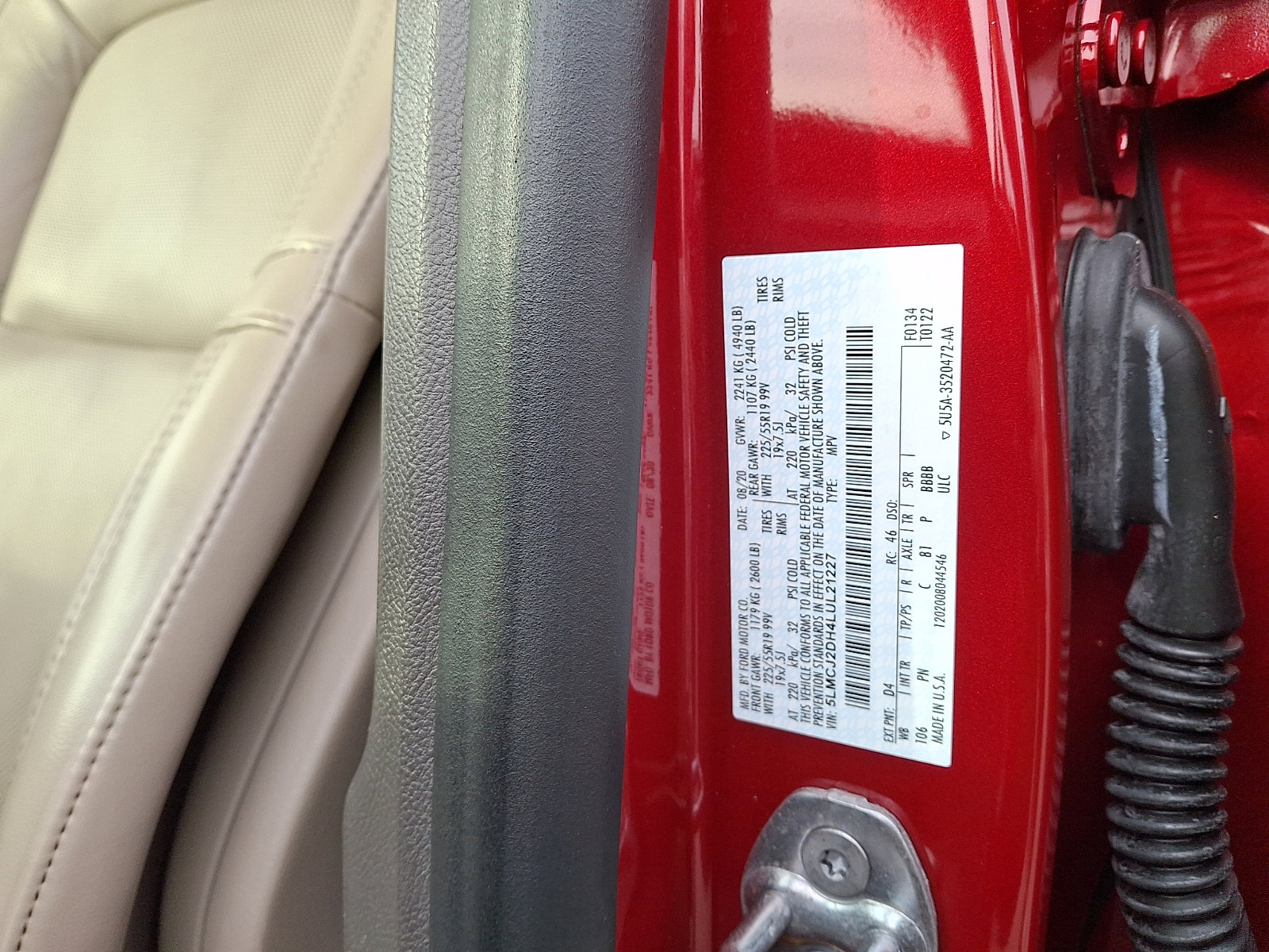 Used 2020 Lincoln Corsair Reserve w/ Equipment Group 201A image 27