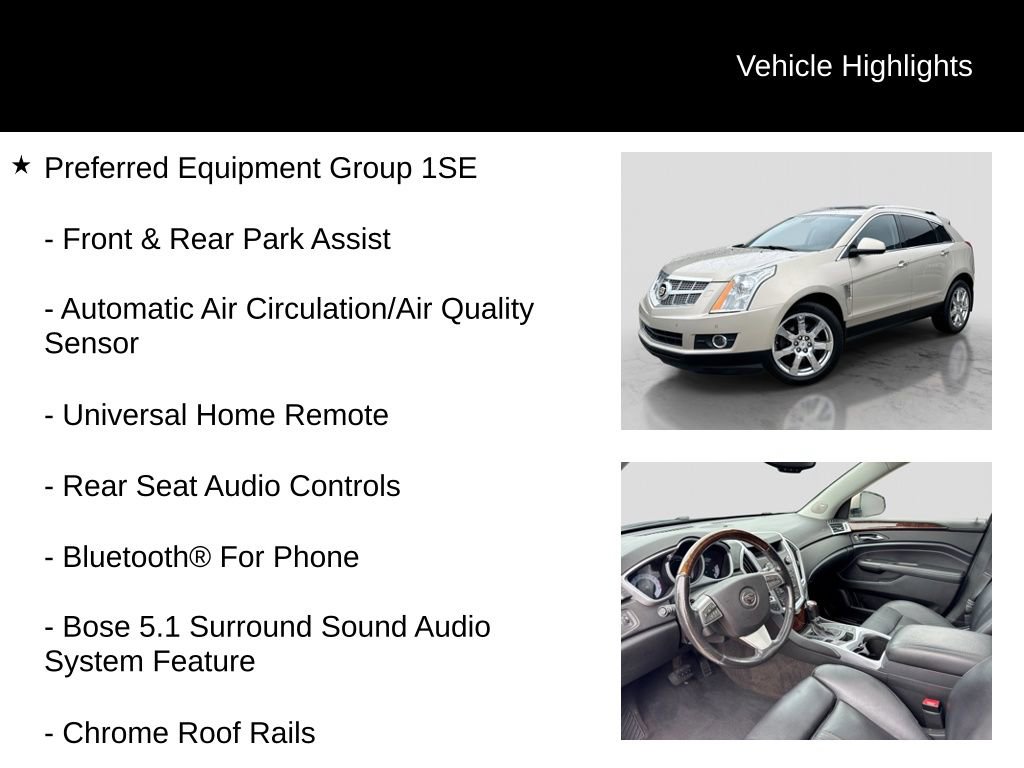 Used 2012 Cadillac SRX Premium w/ LPO, Protection Package image 26