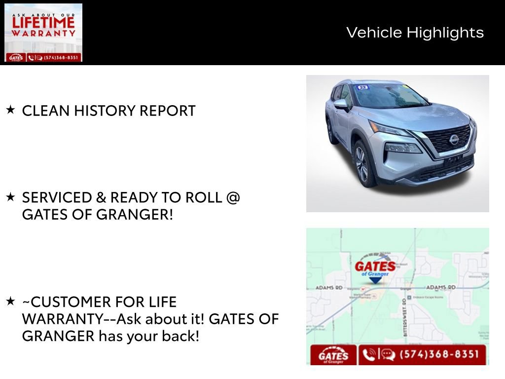 Used 2022 Nissan Rogue SL w/ SL Premium Package AWD/4WD image 7