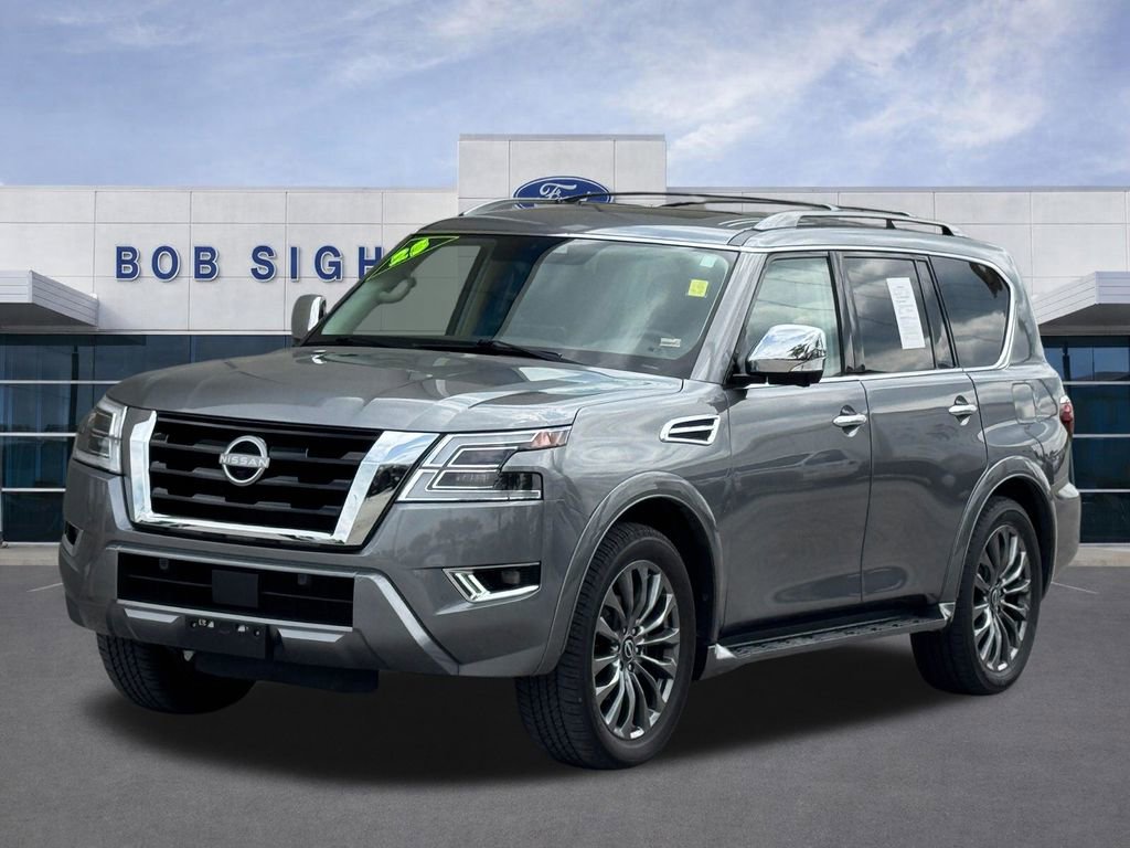 Used 2023 Nissan Armada Platinum w/ Captain's Chairs Package AWD/4WD image 44