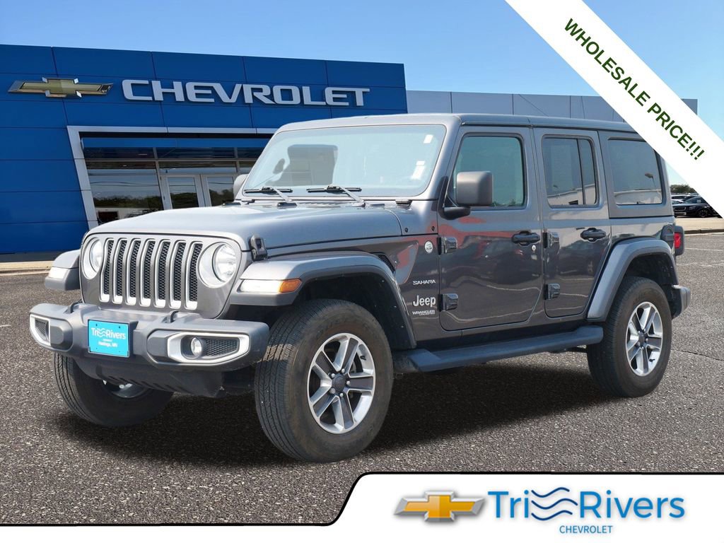 Used 2021 Jeep Wrangler Unlimited Sahara w/ Uconnect 4C Nav & Sound Group