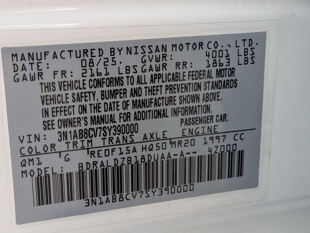 Used 2025 Nissan Sentra SV w/ All-Weather Package FWD image 28