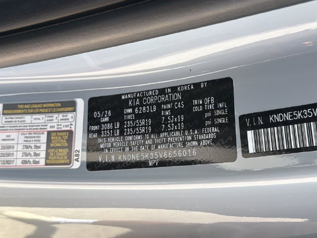 New 2027 Kia Carnival SX w/ Dark Edition Package FWD image 26