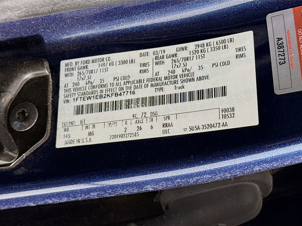 Used 2019 Ford F150 XLT w/ Equipment Group 301A Mid image 31