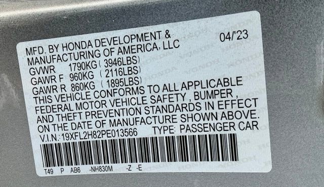 Certified 2023 Honda Civic Sport image 25