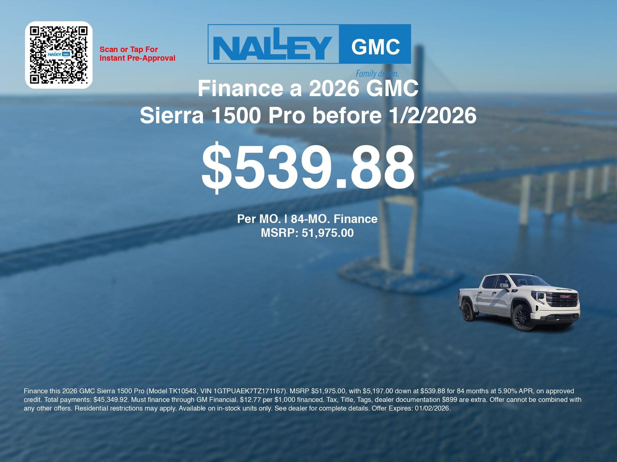 New 2026 GMC Sierra 1500 Pro w/ Graphite Edition image 7